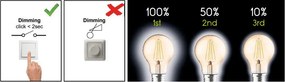 Λάμπα LED Diolamp Step Dimmable GU10/6W/4000K/440Lm GU106SNWSD