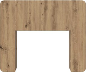 vidaXL Κρεβάτι με Κεφαλάρι Artisan Δρυς 80 cm Επεξεργασμένο Ξύλο