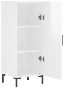 vidaXL Ντουλάπι Γυαλιστερό Λευκό 34,5x34x90 εκ. Επεξεργασμένο Ξύλο