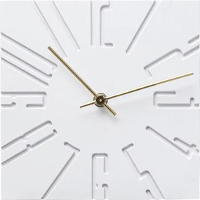 Ρολόι Τοίχου/Επιτραπέζιο Cubito Λευκό 19εκ.