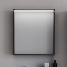 Καθρέπτης μπάνιου LAGUNA 60 LED Μαύρο 60x14x68 εκ. 60x14x68 εκ.