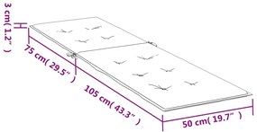 Μαξιλάρι Σεζλόνγκ Φωτεινό Πράσινο (75+105) x 50 x 4 εκ. - Πράσινο