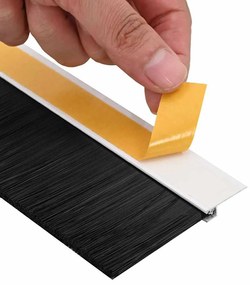 vidaXL Αυτοκόλλητες σφραγίδες πόρτας 2 pcs Λευκό 100 cm