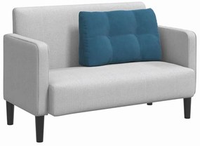 vidaXL Μαξιλάρι Πλάτης Μπλε 80 x 24 x 50 εκ Βελούδο