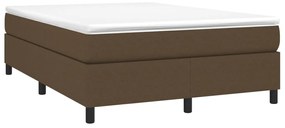 ΚΡΕΒΑΤΙ BOXSPRING ΜΕ ΣΤΡΩΜΑ ΣΚΟΥΡΟ ΚΑΦΕ 140X190 ΕΚ. ΥΦΑΣΜΑΤΙΝΟ 3144418