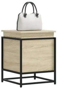 Κουτί Αποθήκευσης με Sonoma Δρυς 40x40x51,5 εκ. Επεξ. Ξύλο - Καφέ