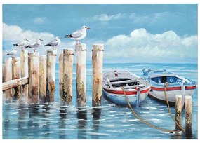 Πίνακας σε καμβά Port Inart 100x3x70εκ