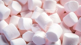 Intra Συλλεκτικό Ξύλινο Παζλ Plywood  4mm - Σωρός από White Marshmallows Σε Ξύλινο Κουτί - Διαστάσεις: 10x10 cm – 25 κομμάτια