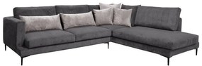 Corner Sofa Lusero Fylliana Right Corner Dark Grey - Grey 300x230x88 cm