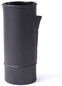 Βάζο 742TMA4914 18x16x41cm Black Aberto Design Ceramic
