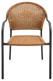 Καρέκλα FL234 Fylliana Γκρί 65x54x87 εκ. 65x54x87 εκ.