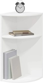 vidaXL End Table Λευκό 29,6 x 29,6 x 60 εκ Επεξεργασμένο ξύλο