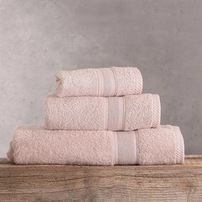 Πετσέτα Illusion Powder Ρυθμός Body 70x140cm 100% Cotton Foam