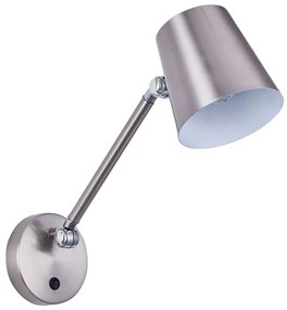 Φωτιστικό Τοίχου David 77-8273 10x22x17cm 1xE27 60W Nickel Homelighting