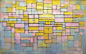 Mondrian, Piet - Εκτύπωση έργου τέχνης Tableau no. 2 / Composition no. V, 1914, (40 x 24.6 cm)