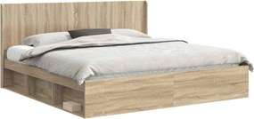 vidaXL Καλάθι με αποθήκη και κεφαλάρι Sonoma Δρυς 200 x 200 cm