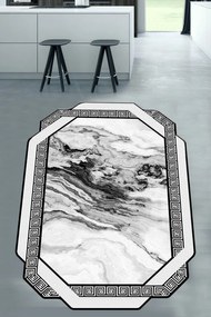 Χαλί Cadena Negra 287CHL1801 White-Black Conceptum Hypnose 120X180cm