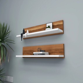 Wall Shelf Shelf - Walnut, White Walnut
White