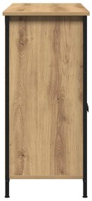 vidaXL Πλαϊνό γραφείο artisan δρυς 100 x 35 x 75 εκ.