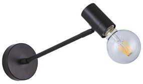 Απλίκα Τοίχου Homelighting Adept Tube 77-8274 Black