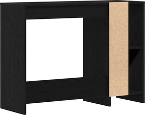 vidaXL Γραφείο Μαύρη Οξυά 102,5 x 35 x 75 εκ Επεξεργασμένο ξύλο