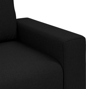 vidaXL Καθίσμα Σαλονιού Μαύρο 100 cm ύφασμα