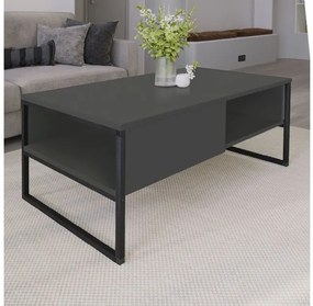 Τραπεζάκι Σαλονιού Lawrence Ανθρακί 105x60x46 GP041-0048,2 Megapap-GP041-0048,2-Ανθρακί GP041-0048,2
