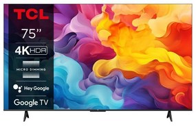 TCL 75P655 Smart Τηλεόραση 75" με Google TV & Game Master 2.0 4K HDR