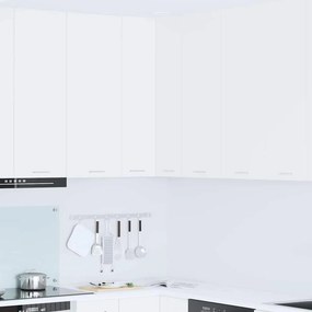 vidaXL Κρεμαστό ντουλάπι Λευκό 57 x 57 x 100 εκ. Επεξεργασμένο ξύλο