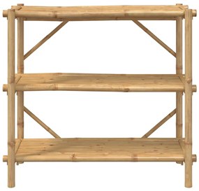 vidaXL Ραφιέρα 3 Επιπέδων 100x40x90 εκ. από Μπαμπού