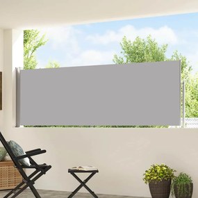 vidaXL Σκίαστρο Πλαϊνό Συρόμενο Βεράντας Γκρι 100 x 500 εκ.
