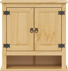 vidaXL Ντουλάπι Μπάνιου Επιτ. Corona 70x33x71,5εκ. Μασίφ Ξύλο Πεύκου