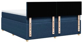 ΚΡΕΒΑΤΙ BOXSPRING ΜΕ ΣΤΡΩΜΑ ΜΠΛΕ 180X200 ΕΚ. ΥΦΑΣΜΑΤΙΝΟ 3287541