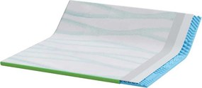 vidaXL Στρώμα επικάλυψης Λευκό και Πράσινο 180 x 200 cm