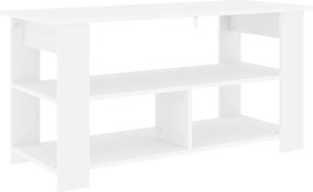 vidaXL Βάση τηλεόρασης Λευκό 100 x 40 x 50 cm