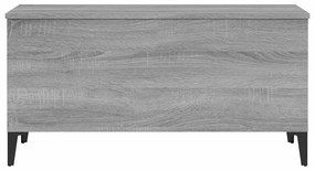 vidaXL Τραπεζάκι Σαλονιού Γκρι Sonoma 90x44,5x45 εκ.Επεξεργασμένο Ξύλο