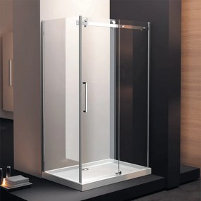 KARAG STOCKBATHROOM Καμπίνα από τοίχο σε τοίχο με διάφανο nano κρύσταλλο NEW ELIXIR 500 KARAG 100x194cm KARAG-5206836500256