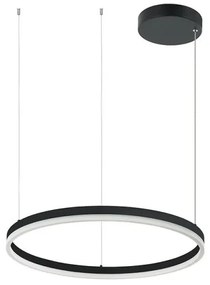Κρεμαστό Φωτιστικό Οροφής LED 43W IP20 Zambelis-20260-Μαύρο 20260