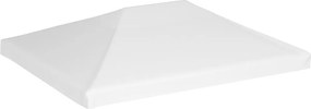 vidaXL Κάλυμμα για Κιόσκι Λευκό 4 x 3 μ. 270 γρ./μ²