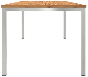 vidaXL Τραπεζάκι Φαγητού  200x90x74.5 εκ. από Μασίφ Ξύλο Ακακίας