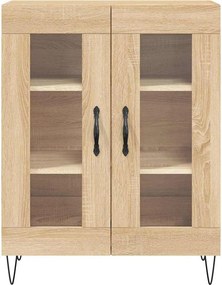 vidaXL Ντουλάπι Sonoma Δρυς 69,5 x 34 x 90 εκ. από Επεξεργασμένο Ξύλο