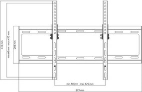 Βάση Τηλεόρασης One For All WM2621 (32"-84")