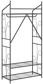 vidaXL Ανοιχτή Ντουλάπα Μονόχρωμο