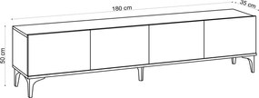 Έπιπλο Τηλεόρασης Δρυς Ζαφείρι NORA 180x35x50
