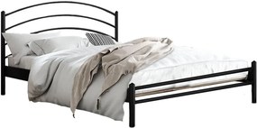 Κρεβάτι Kelly-90x190-Μαύρο-Χωρίς ποδαρικό