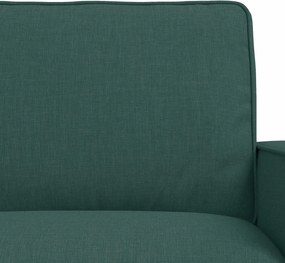 vidaXL Καναπές 2 pcs Σκούρο Πράσινο