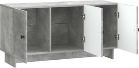 VidaXL Ντουλάπι TV 99 x 34,5 x 50 εκ. Γκρι Σκυροδέματος
