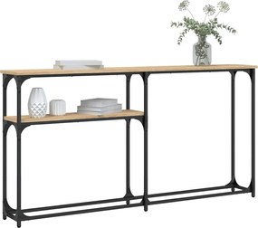 vidaXL Τραπέζι Κονσόλα Sonoma Δρυς 145x22,5x75 εκ. Επεξεργασμένο Ξύλο