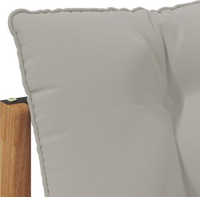 vidaXL 2 Τεμάχιο Μεσαίος καναπές εξωτερικού χώρου