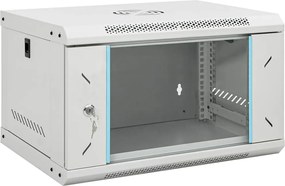 vidaXL Ντουλάπι Δικτύου Επιτοίχιο 6U 19" IP20 53x40x30 εκ.